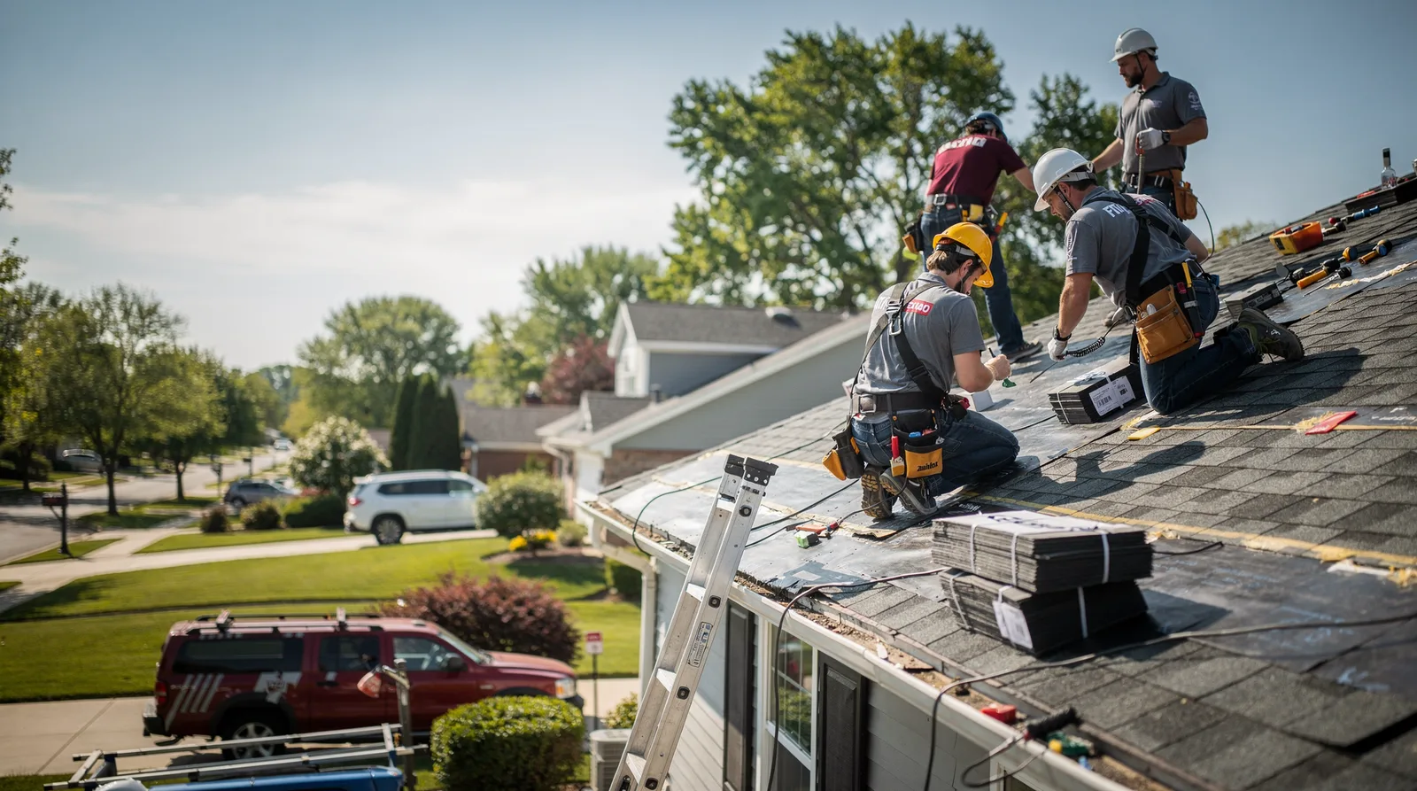 Roof Repair in Lansing, IL around you